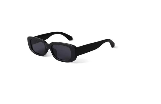 UV Protection Rectangular Sunglasses (52) (For Women, Black)