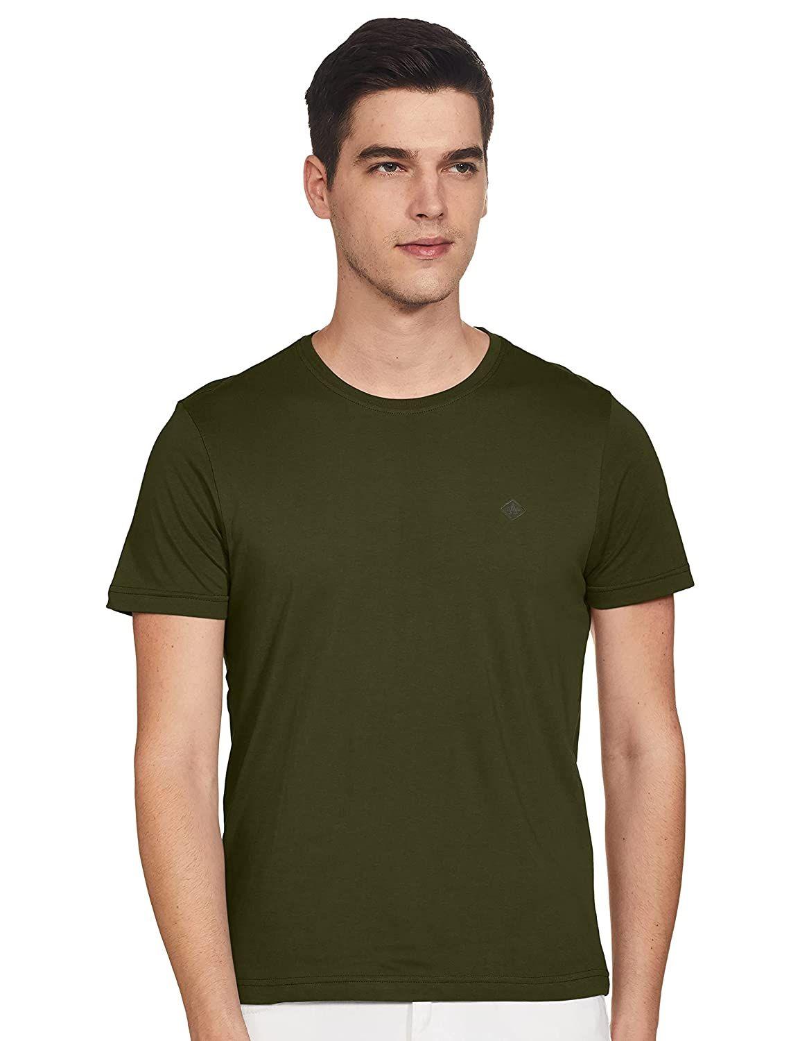 Men's Half Sleeves Round Neck T-shirt-Pack of 5