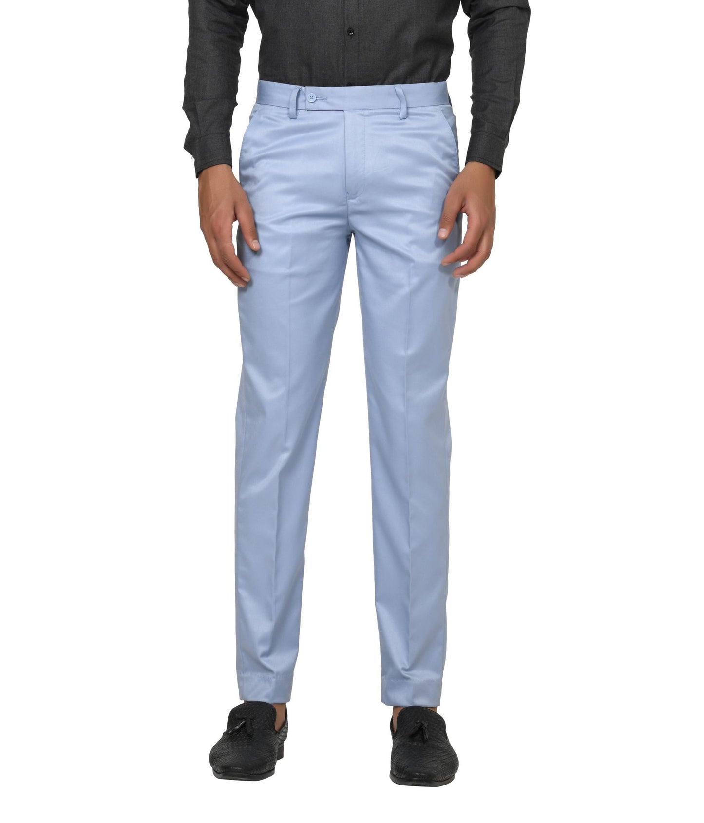 Mens Poly Viscose Formal Trousers